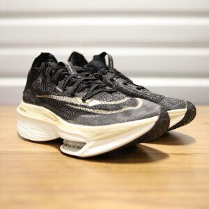 Nike Air Zoom Alphafly NEXT% 2 'Black Gold' DN3555-001 Women's 8.5
